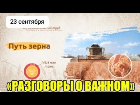 «Разговоры о важном»: "Путь зерна".